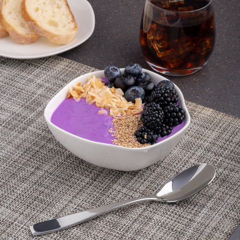 Ariane Earth 5 1/2" Earth - Warm White Porcelain Bowl - 12/Case (AERARN000022014) - iFoodservice Online