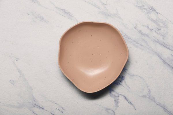 Ariane Earth 6 2/3'' Earth - Dark Sand Dots Porcelain Bowl - 6/Case (AERARN512022017) - iFoodservice Online