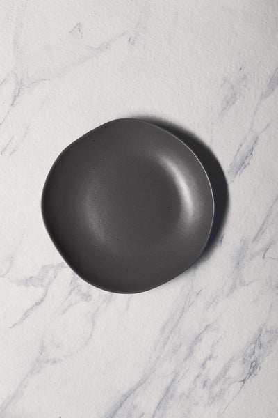 Ariane Earth 9" Black Dots Porcelain Deep Plate - 6/Case (AERARN510012023) - iFoodservice Online