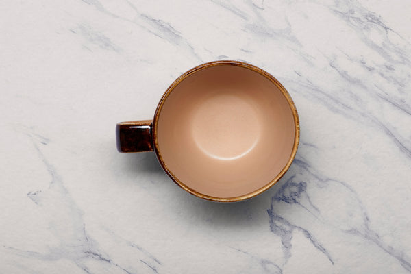 Ariane Laps 10 1/7 Oz Sahara Gray Porcelain Mug - 6/Case (ALPARND63054030) - iFoodservice Online