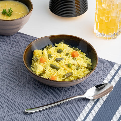 Ariane Laps 6 2/7" Splash Denim Porcelain Bowl - 6/Case (ALPARND53022016) - iFoodservice Online