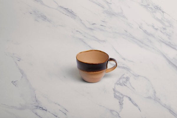 Ariane Laps 7 7/9 Oz Sahara Porcelain Cup - 12/Case (ALPARND63044023) - iFoodservice Online