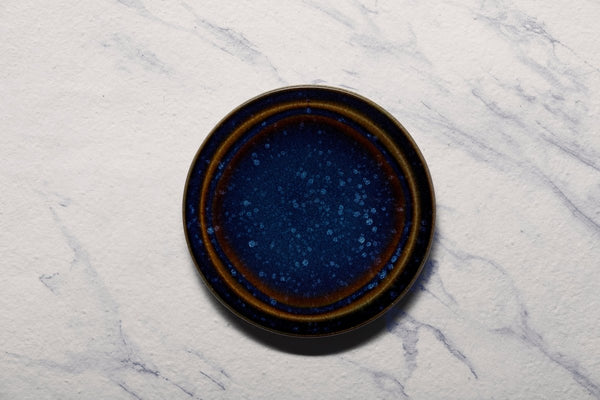Ariane Laps 9" Splash Denim Porcelain Deep Plate - 6/Case (ALPARND53012023) - iFoodservice Online