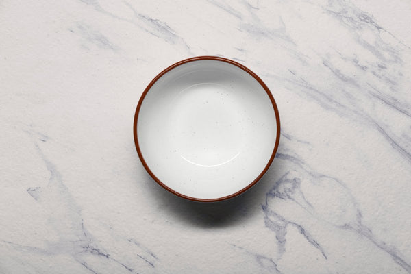 Ariane Modern 6" Terra Arena White Porcelain Bowl - 6/Case (AMDARN205022015) - iFoodservice Online
