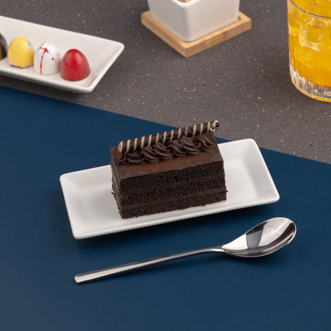 Ariane Panorama 7" x 3 3/4" Panorama Porcelain Rectangle Bowl - 6/Case (ARRARN000022018) - iFoodservice Online