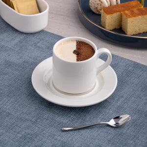 Ariane Prime 10 1/7 Oz Prime - Warm White Porcelain Stackable Mug - 6/Case (APRARN000053030) - iFoodservice Online