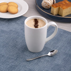 Ariane Prime 10 1/7 Oz White Orba Porcelain Mug - 6/Case (APRARN121054030) - iFoodservice Online