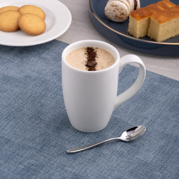 Ariane Prime 10 1/7 Oz White Orba Porcelain Mug - 6/Case (APRARN121054030) - iFoodservice Online