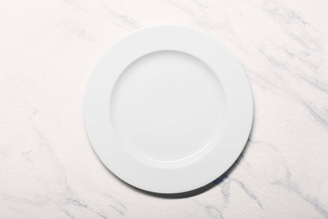 Ariane Prime 11 3/7" Prime - Warm White Porcelain Flat Plate - 6/Case (APRARN000011029) - iFoodservice Online