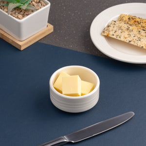 Ariane Prime 2 3/4" White Eclipse Porcelain Butter Ramekin - 12/Case (APRARN120075001) - iFoodservice Online