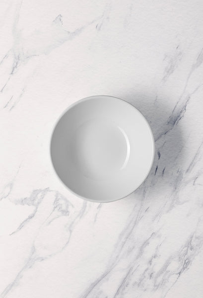 Ariane Prime 4 5/7" Prime - Warm White Porcelain Stackable Conical Bowl - 12/Case (APRARN000034012) - iFoodservice Online