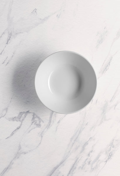 Ariane Prime 5 1/2" Prime - Warm White Porcelain Service Nappy Bowl - 12/Case (APRARN000029014) - iFoodservice Online