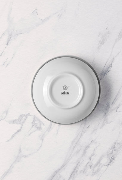 Ariane Prime 5 1/2" Twister Mokka White & Brown Porcelain Bowl - 8/Case (APRARN263022014) - iFoodservice Online