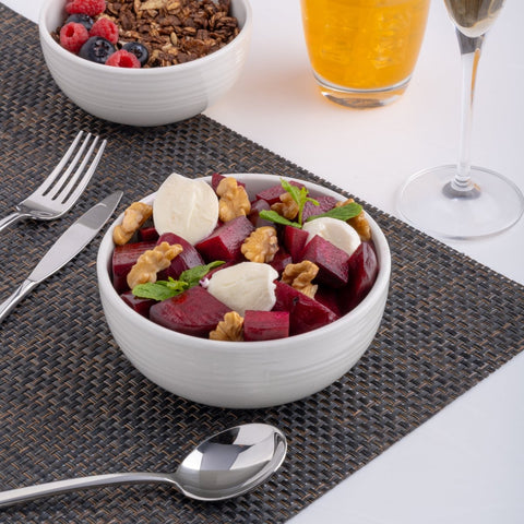 Ariane Prime 5 1/2" White Eclipse Porcelain Bowl - 8/Case (APRARN120022014) - iFoodservice Online