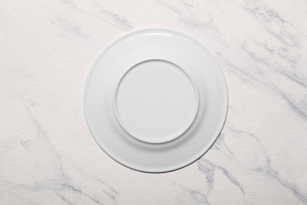 Ariane Prime 8 1/4" White Eclipse Porcelain Flat Plate - 12/Case (APRARN120011021) - iFoodservice Online