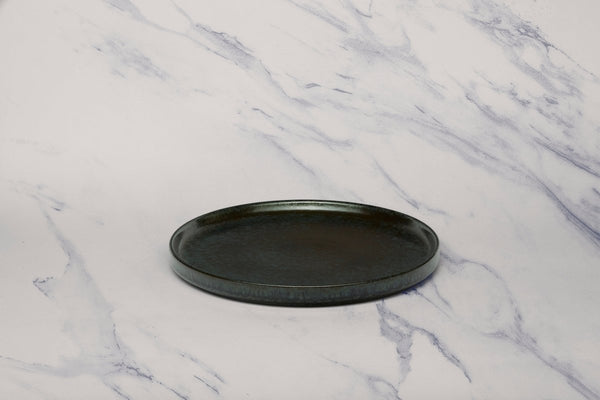 Ariane Selas 8 1/4" Equinox Porcelain Short Rim Stackable Plate - 4/Case (ASEARND66B11021) - iFoodservice Online
