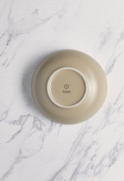Ariane Vital Coupe 5 1/2" Tornado - Gray Porcelain Coupe Bowl - 8/Case (AVCARN428022014) - iFoodservice Online