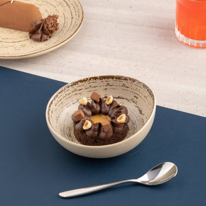 Ariane Vital Coupe 6 2/7" Tornado - Grey Porcelain Bowl - 8/Case (AVCARN428022016) - iFoodservice Online