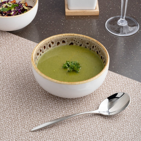 Ariane Vital Coupe 7" Jaguar White Porcelain Coupe Round Deep Plate - 6/Case (AVCARND51012018) - iFoodservice Online