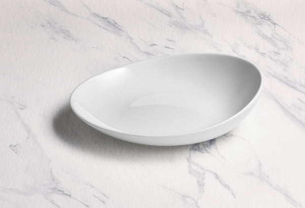 Ariane Vital Coupe 9 5/6" Vital Coupe - Warm White Porcelain Coupe Round Deep Plate - 6/Case (AVCARN000012025) - iFoodservice Online