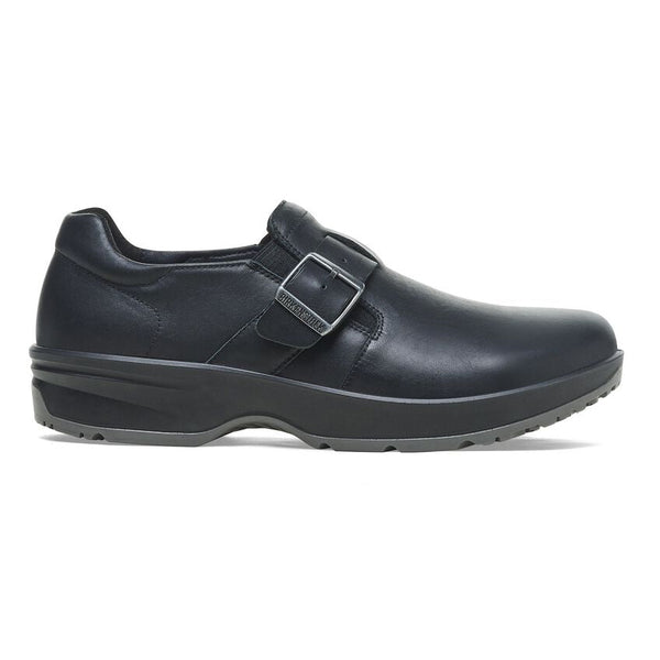 Birkenstock Shoes Caris Pro Leather in Black Regular Width, (1027 414) - iFoodservice Online