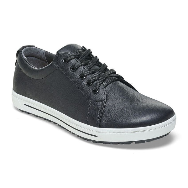 Birkenstock Shoes QO500 Leather in Black Color Regular Width, (1011 244) - iFoodservice Online