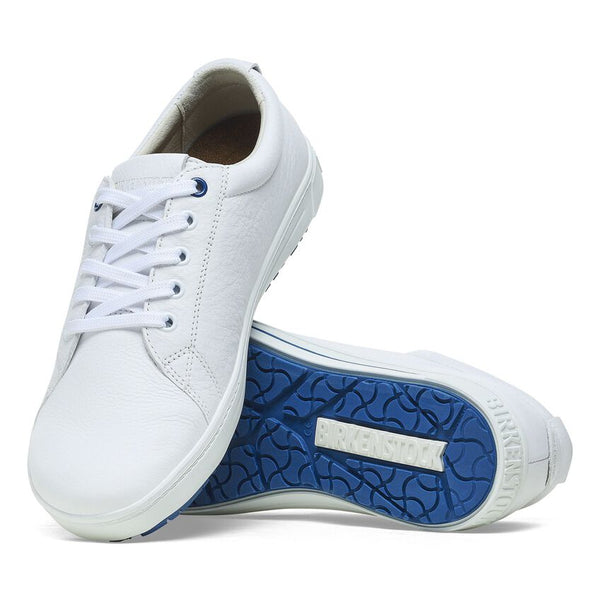 Birkenstock Shoes QO500 Leather in White Color Regular Width, (1011 245) - iFoodservice Online