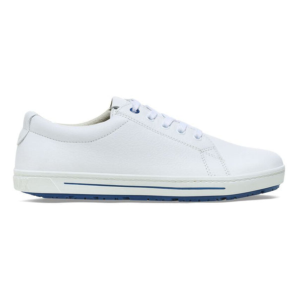 Birkenstock Shoes QO500 Leather in White Color Regular Width, (1011 245) - iFoodservice Online