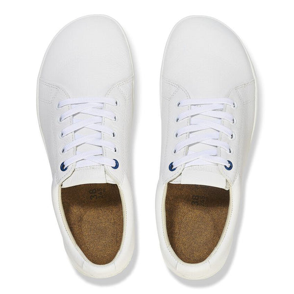 Birkenstock Shoes QO500 Leather in White Color Regular Width, (1011 245) - iFoodservice Online
