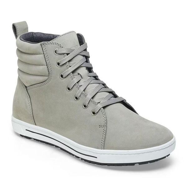 Birkenstock Shoes QO700 Leather in Gray Color Regular Width, (R 1020921) - iFoodservice Online