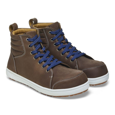 Birkenstock Shoes QS700 Steel Toe Nubuck Leather in Brown Color Regular Width, (1011 237) - iFoodservice Online