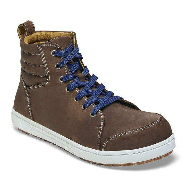 Birkenstock Shoes QS700 Steel Toe Nubuck Leather in Brown Color Regular Width, (1011 237) - iFoodservice Online