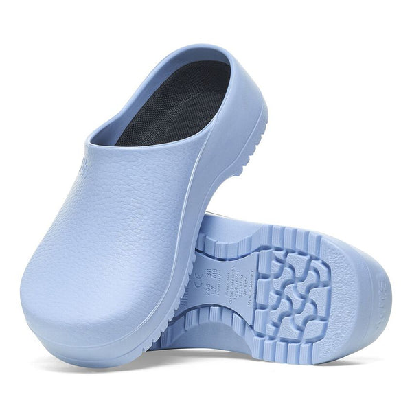 Birkenstock Shoes Super Birki Polyurethane in Dusty Blue Color Regular Width, (1023124) - iFoodservice Online