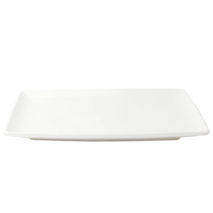 Browne Foundation Coupe Plate Rectangular, 31.3x20.3cm/ 12.25x8", Porcelain (5630188) - iFoodservice Online