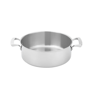 Browne Thermalloy Sauce Pot, Tri - Ply, 11"/28cm, 6qt/5.68l, Stainless Steel (5724226) - iFoodservice Online