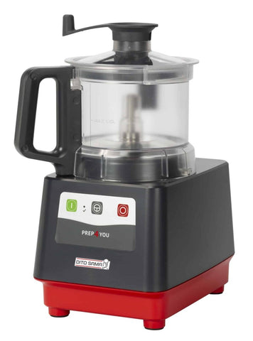 Eurodib Dito Sama Cutter Mixer With 2.6lt/2.7 Qt Transparent Co - polyester Bowl (1800 Rpm) (602248) - iFoodservice Online