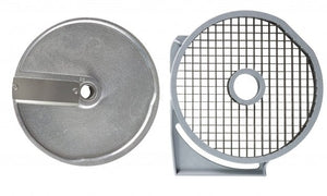 Eurodib Dito Sama, Dicing Set 10x10x10mm (10mm Aluminum Slicing Pressing Disc With 205mm Diam. And 10mm Grid) (650112) - iFoodservice Online