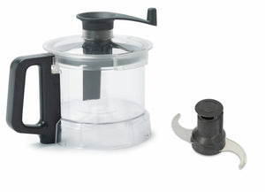 Eurodib Dito Sama, Transparent Bowl for 2.6lt Cutter Mixer, Microtoothed Rotor, Lid With Scraper (650245) - iFoodservice Online