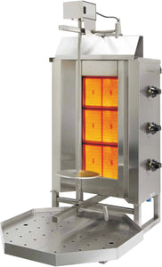 Eurodib Gas Doner Grill Machine 3GD Ul (VGB3) - iFoodservice Online