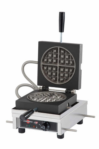 Eurodib Krampouz Waffle Maker 4x6 Bruxelles 90deg Cetlus (WECCBCAS) - iFoodservice Online