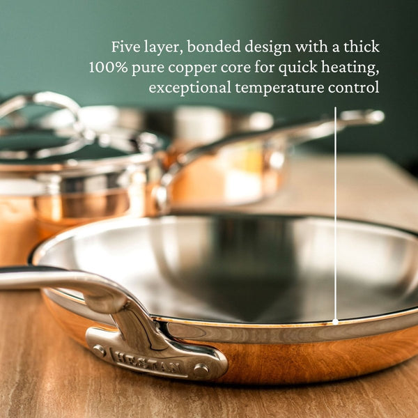 Hestan CopperBond® 12.5" Induction Copper Skillet (31591) - iFoodservice Online