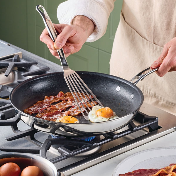 Hestan Hestan ProBond® Luxe™ 17-Piece Polished Professional Clad Stainless Steel Cookware Set (4169281) - iFoodservice Online