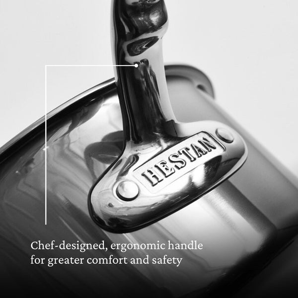 Hestan NanoBond® Molecular Titanium 3-Quart Saucepan with Lid (60023) - iFoodservice Online