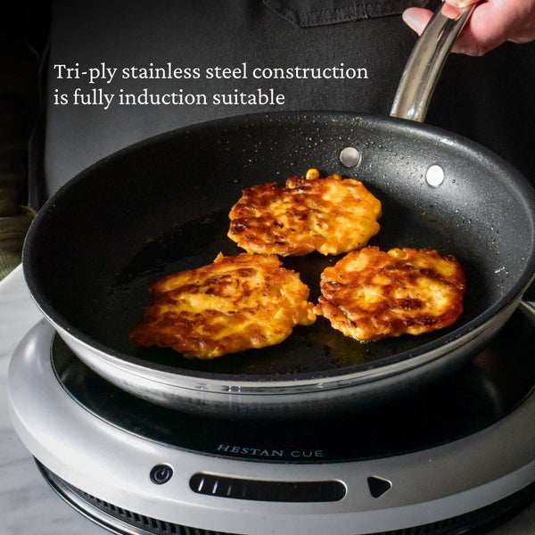 Hestan ProBond® Forged 10-Piece Professional Clad Stainless Steel Cookware Set with TITUM® Nonstick (31644) - iFoodservice Online