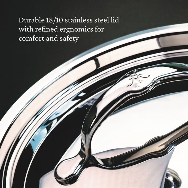Hestan ProBond® Forged 10-Piece Professional Clad Stainless Steel Cookware Set with TITUM® Nonstick (31644) - iFoodservice Online