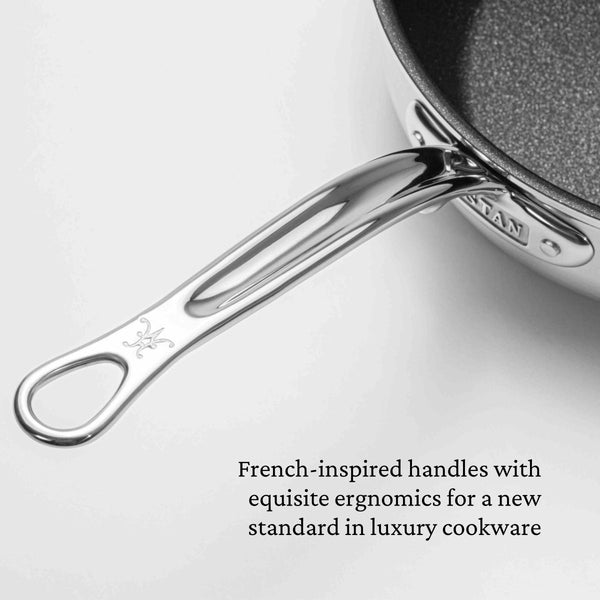 Hestan ProBond® Forged 3.5-Quart Professional Clad Stainless Steel Essential Pan with TITUM Nonstick (31647) - iFoodservice Online