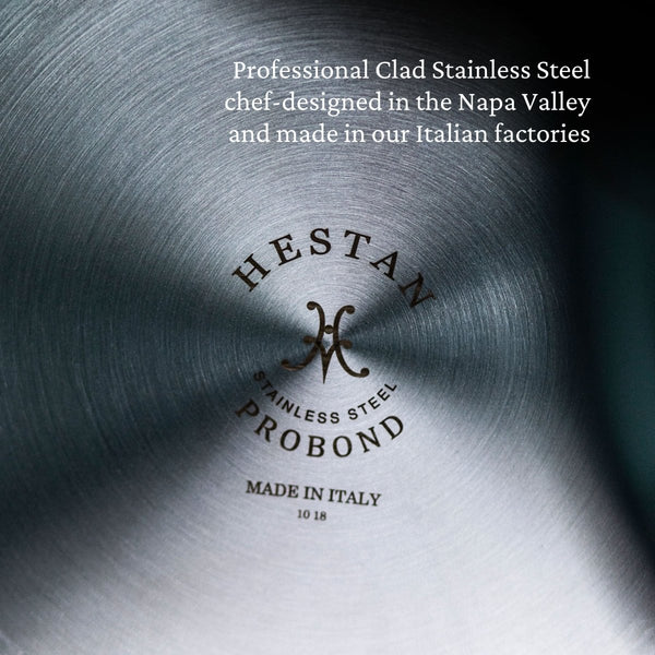 Hestan ProBond® Forged 3.5-Quart Professional Clad Stainless Steel Sauteuse Braiser with Lid (31569) - iFoodservice Online