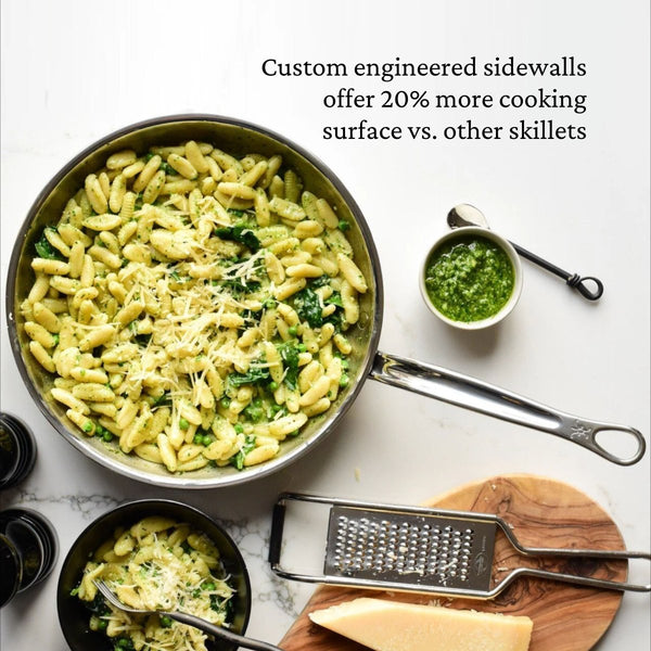 Hestan ProBond® Forged 8.5" Professional Clad Stainless Steel Skillet (31572) - iFoodservice Online