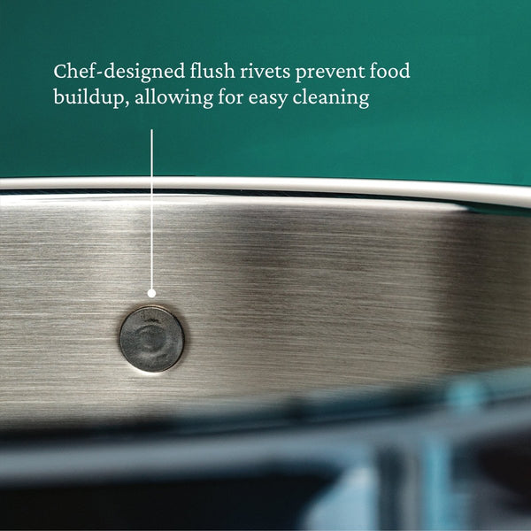 Hestan ProBond® Forged 8.5" Professional Clad Stainless Steel Skillet (31572) - iFoodservice Online