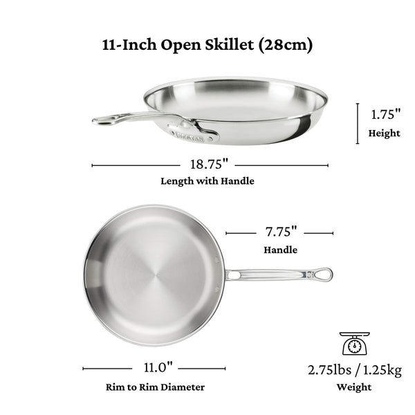 Hestan ProBond® Luxe 10-Piece Professional Clad Stainless Steel Cookware Set (31768) - iFoodservice Online